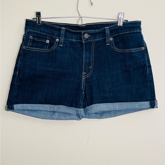 Levi's Blue Jean Shorts Classic Style - Picture 7 of 16